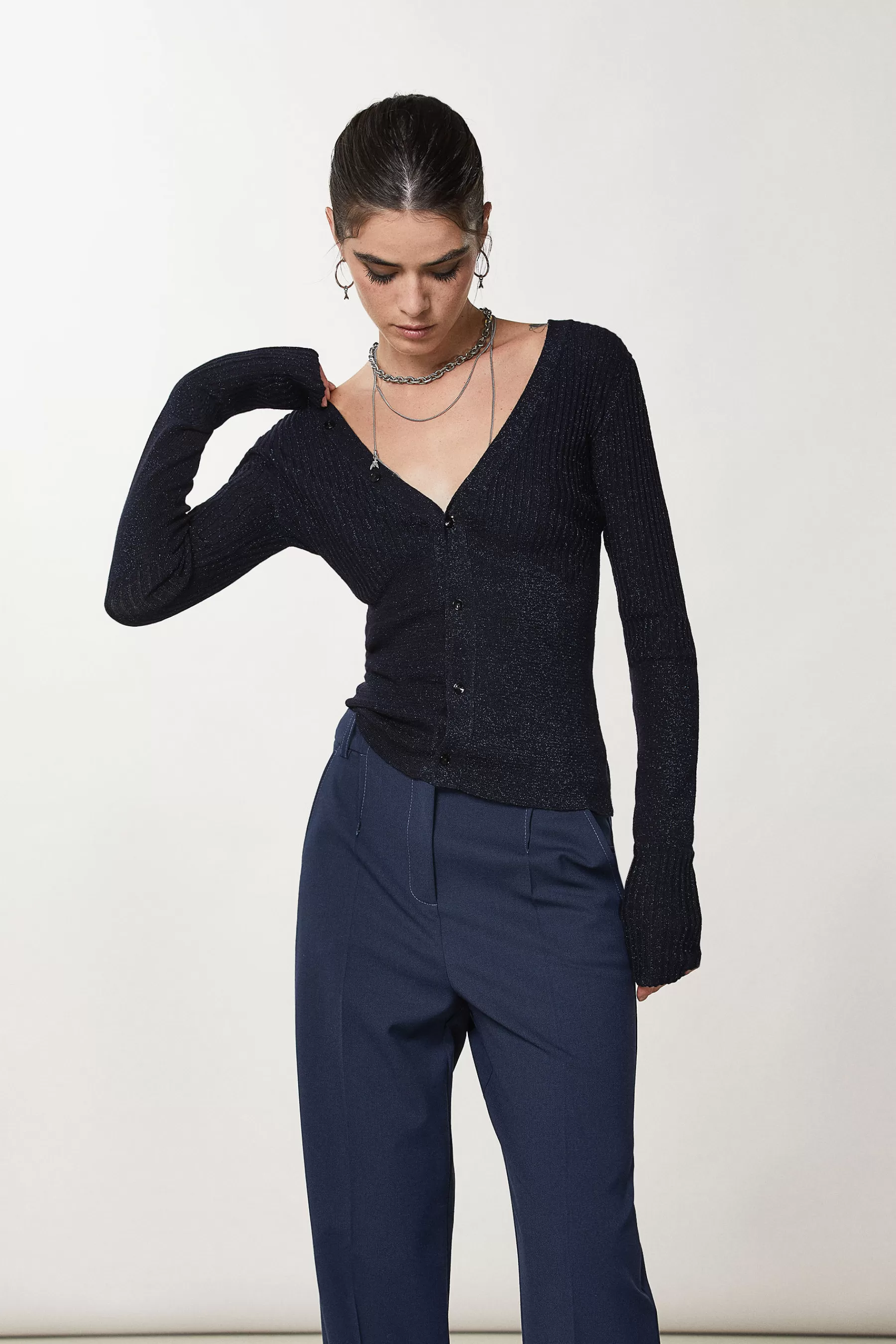 Patrizia Pepe Cardigan ESSENTIAL slim fit