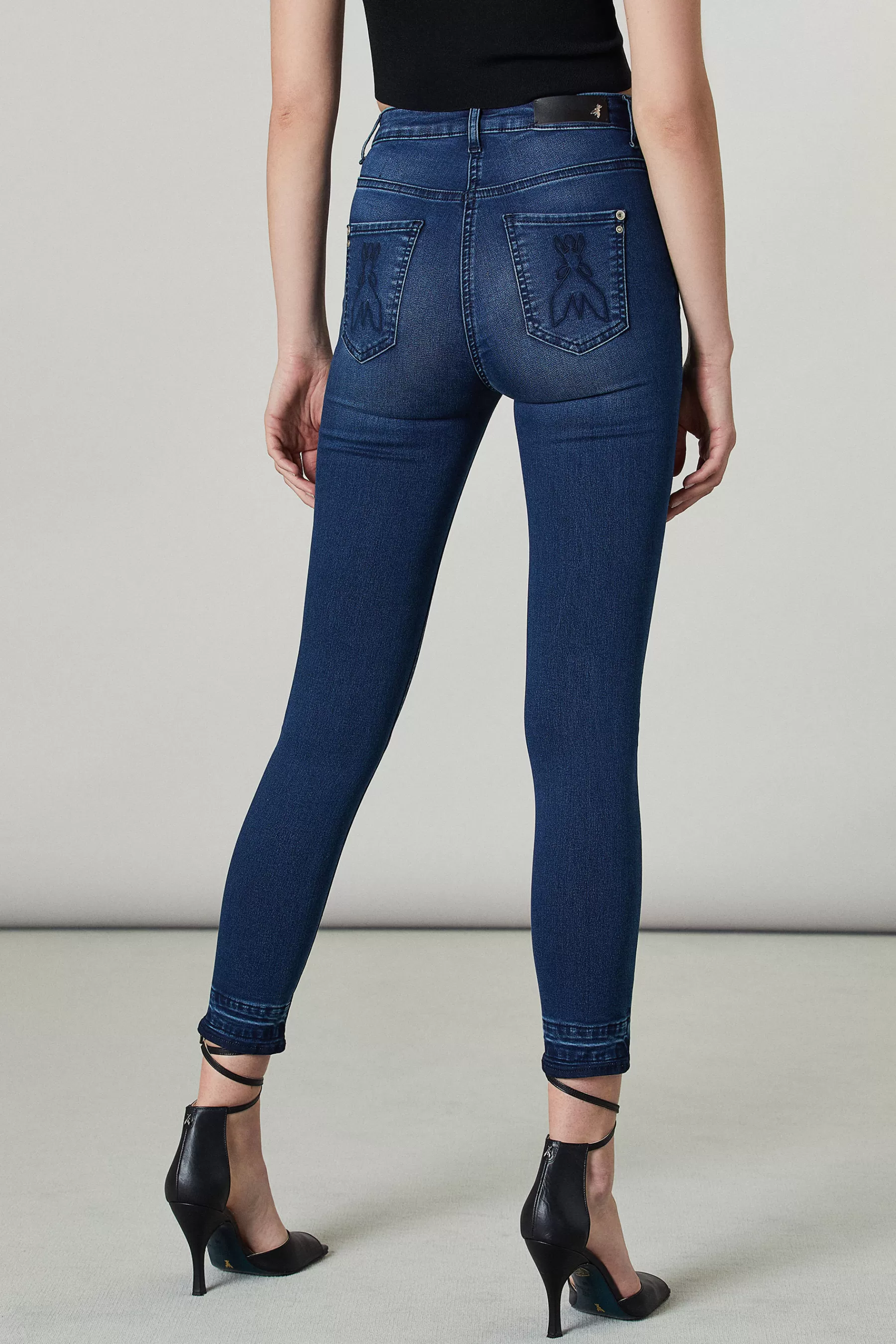 Patrizia Pepe Jeans Jeggings Skinny vita regolare