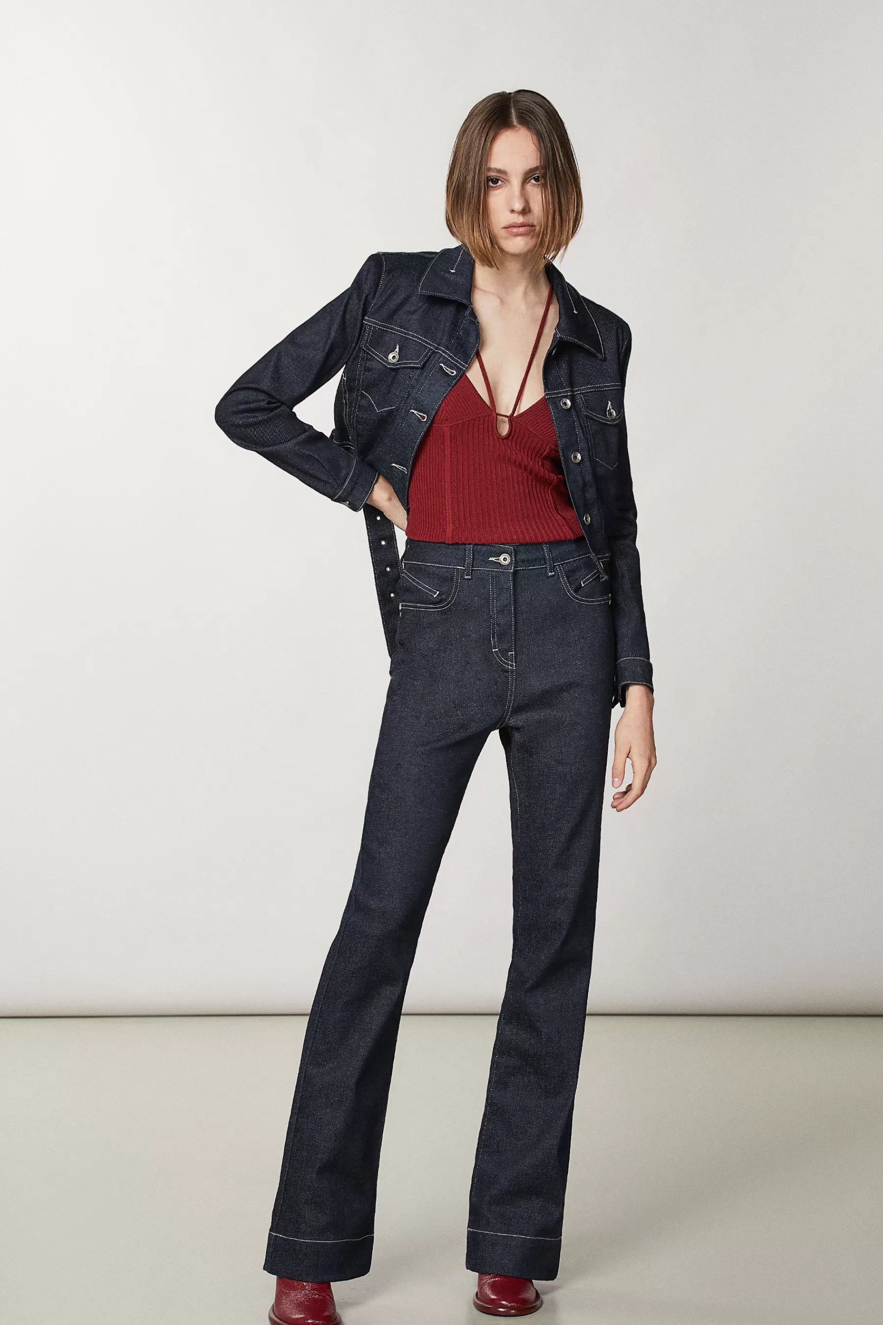 Patrizia Pepe Pantaloni denim comfort