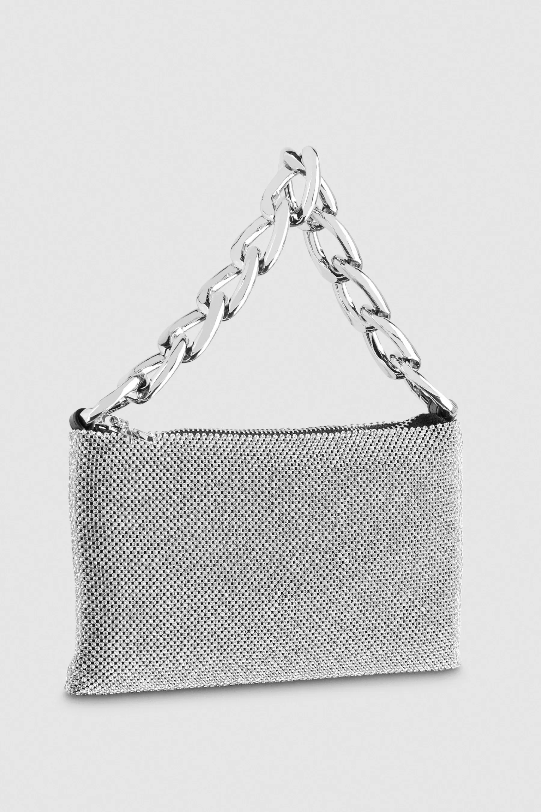 Patrizia Pepe Pochette Maxichain Strass